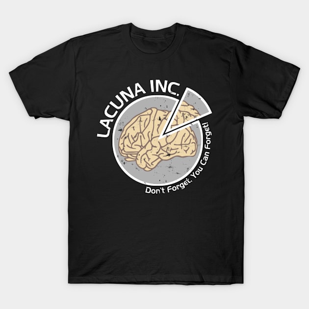 Lacuna Inc. logo from Eternal Sunshine of the Spotless Mind T-Shirt by haydenharris210182dxc